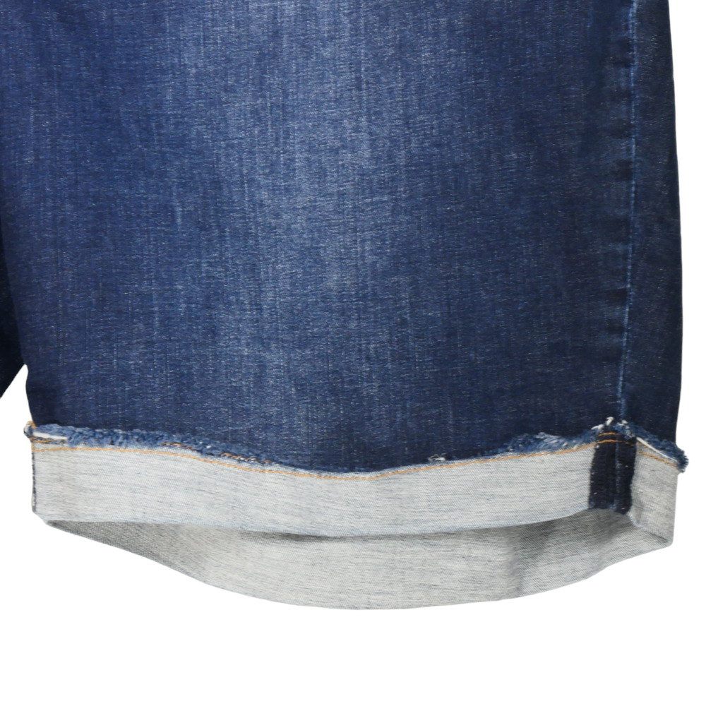 Lane Bryant Denim Shorts Womens Size 28 Blue Bermuda Genius Fit Stretch Pockets - Picture 7 of 9
